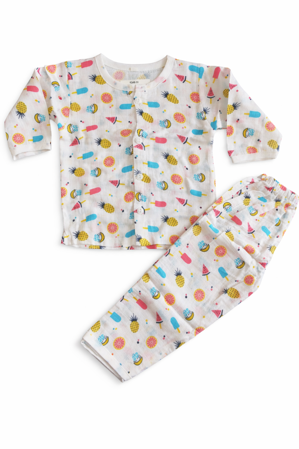 Muslin Night Suits - Fruits
