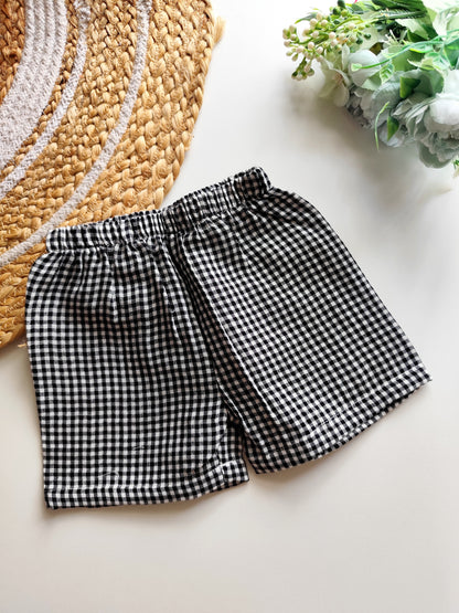 Muslin Trousers - Black Gingham