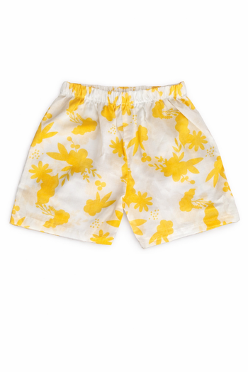 Yellow Cotton Trousers