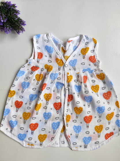 Muslin Chest Cut Frocks