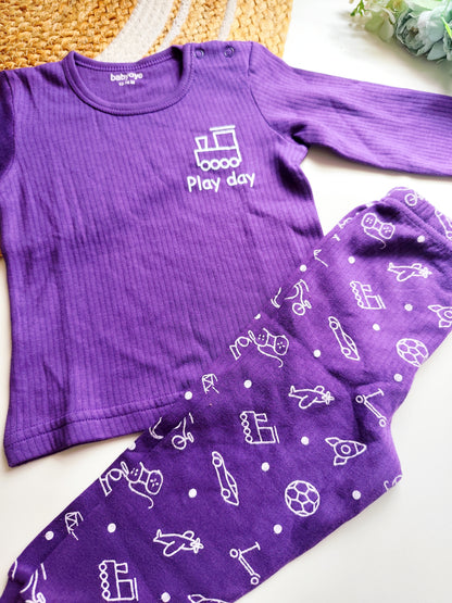 Co ords - Purple Play Day Print