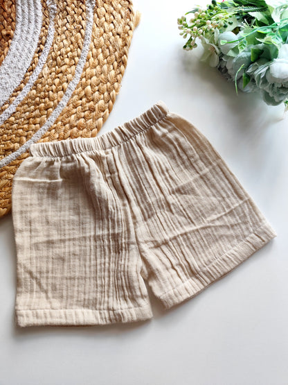 Muslin Trousers - Beige