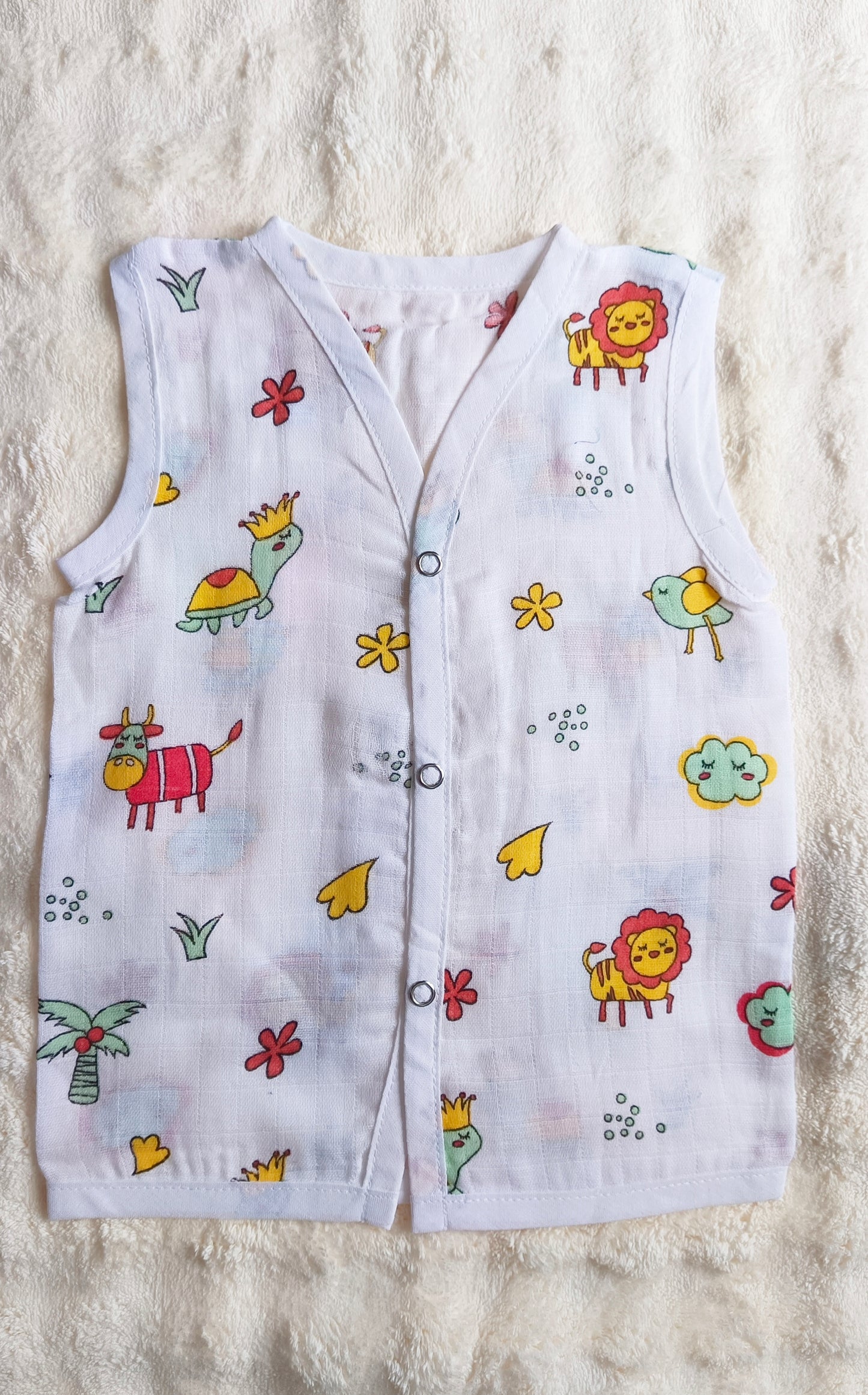 Muslin button jablas "LION"