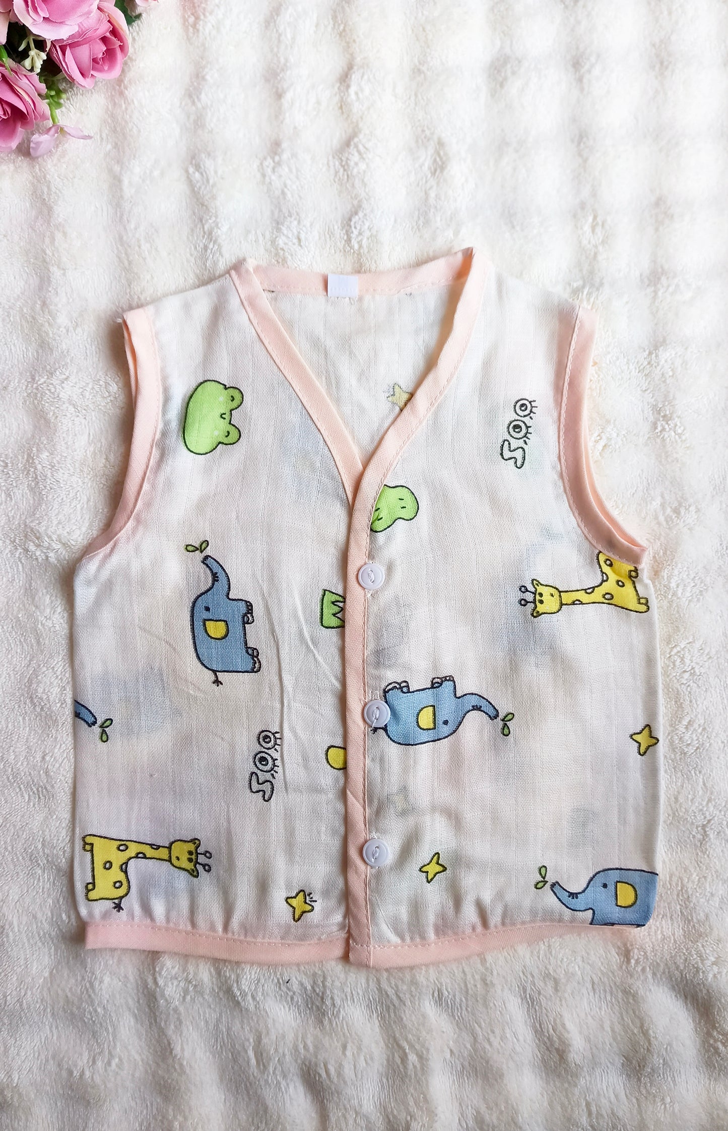 Colored Muslin Button Jablas