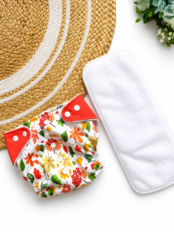 Floral Reusable Cloth Diaper (0 M - 3 Yrs)