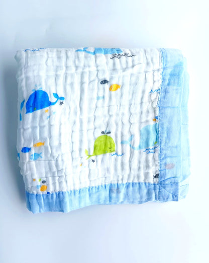 Crinkled Muslin Blanket (6Layered)