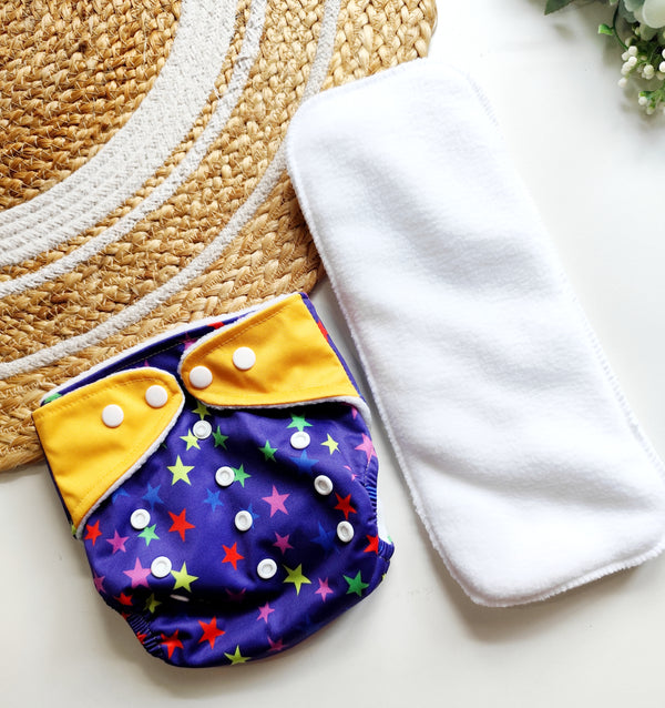 Star Reusable Cloth Diaper (0 M - 3 Yrs)
