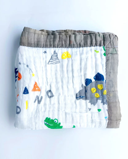 Crinkled Muslin Blanket (6Layered)