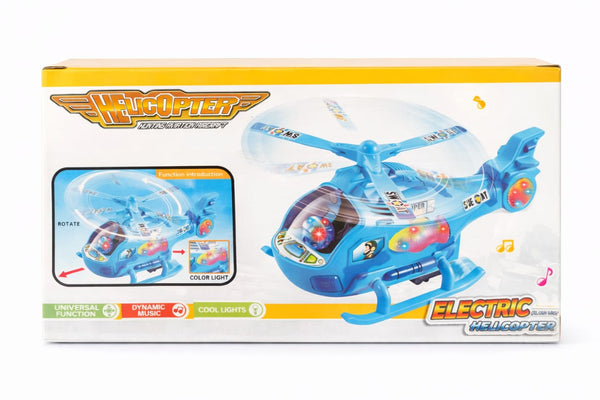 Electric Musical Helicopter Toy