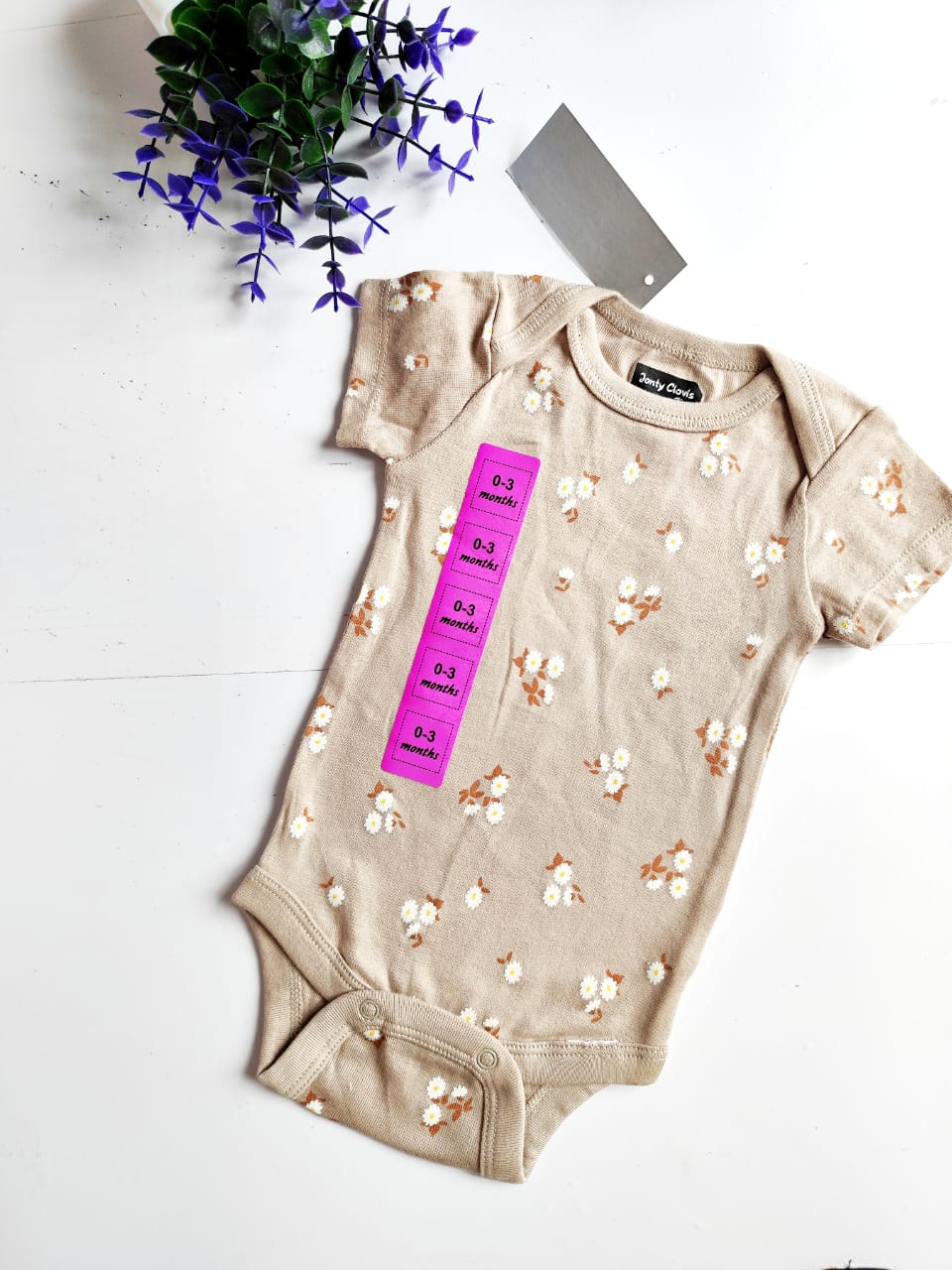Onesies - Beige Floral