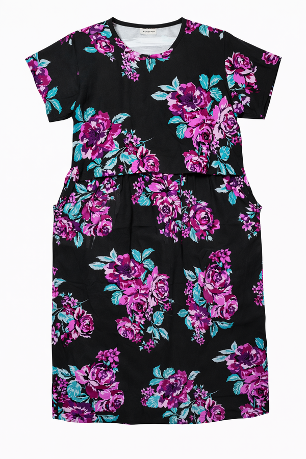 Maternity Lounge Wear - Black (XXL)