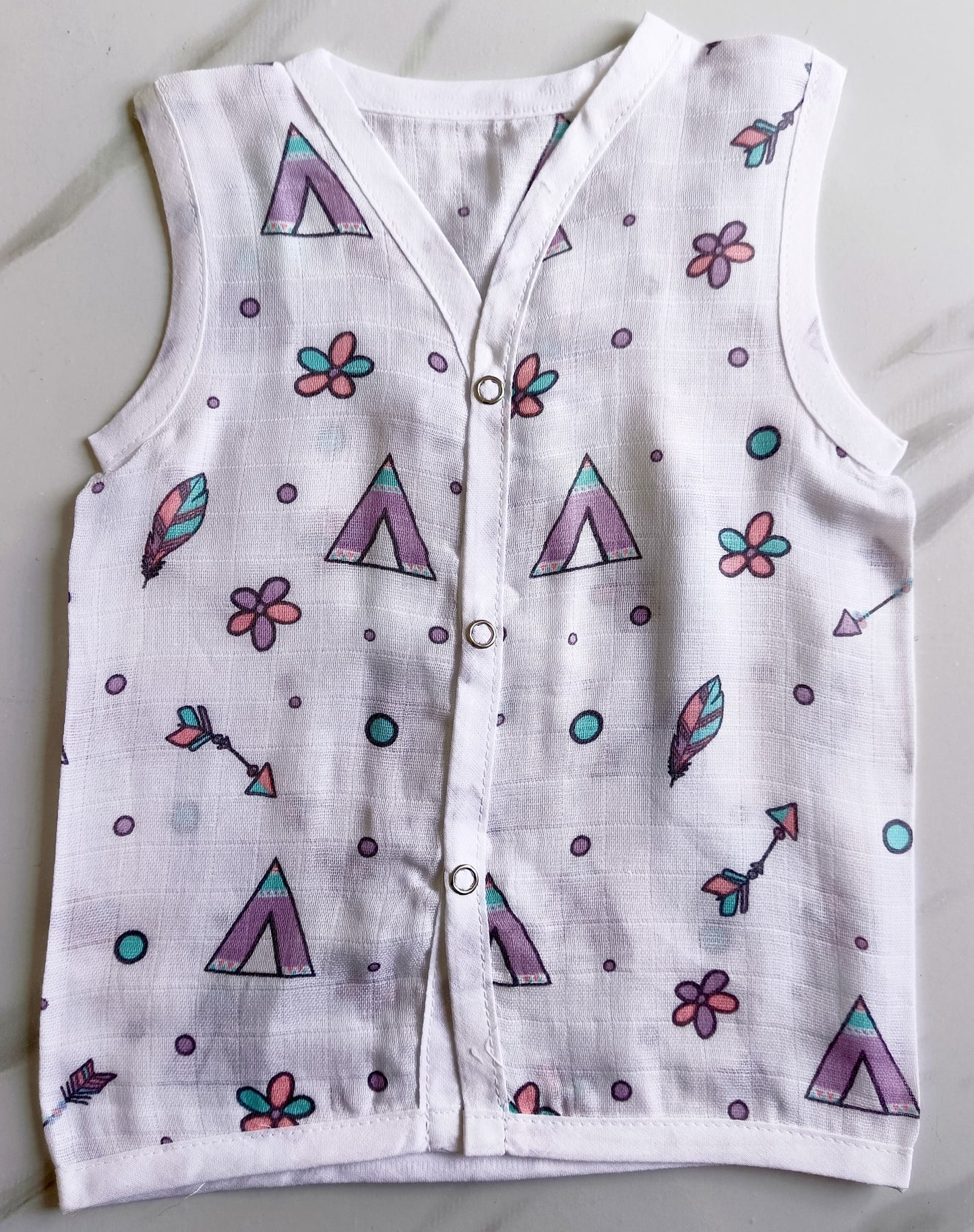 Muslin button jablas "TRIANGLE"