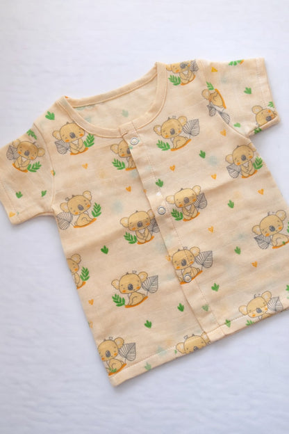 Muslin Half Sleeve Jablas ( 0 - 3 M) - Koala