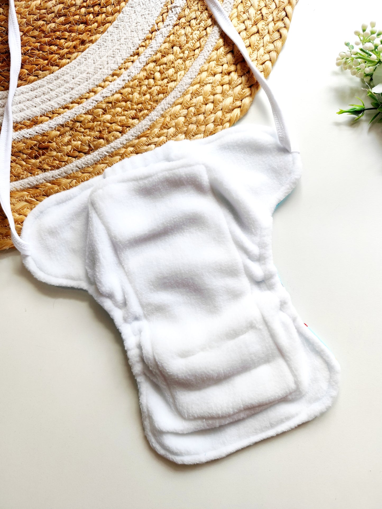Multi Abstract Print dry feel Nappy