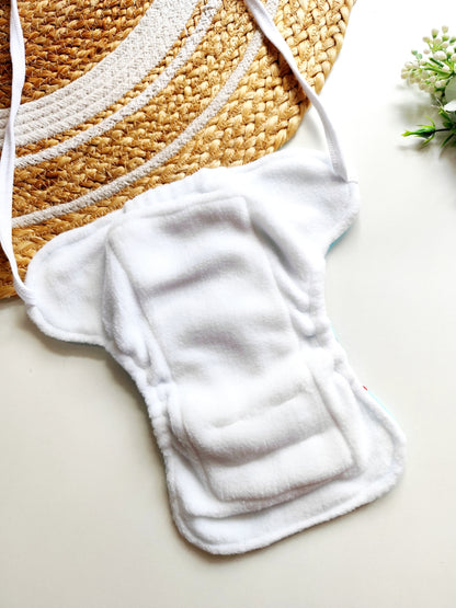 Multi Abstract Print dry feel Nappy