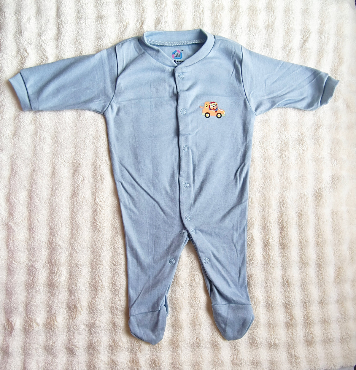 Jumpsuit - sky blue car