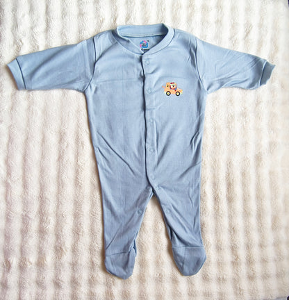 Jumpsuit - sky blue car
