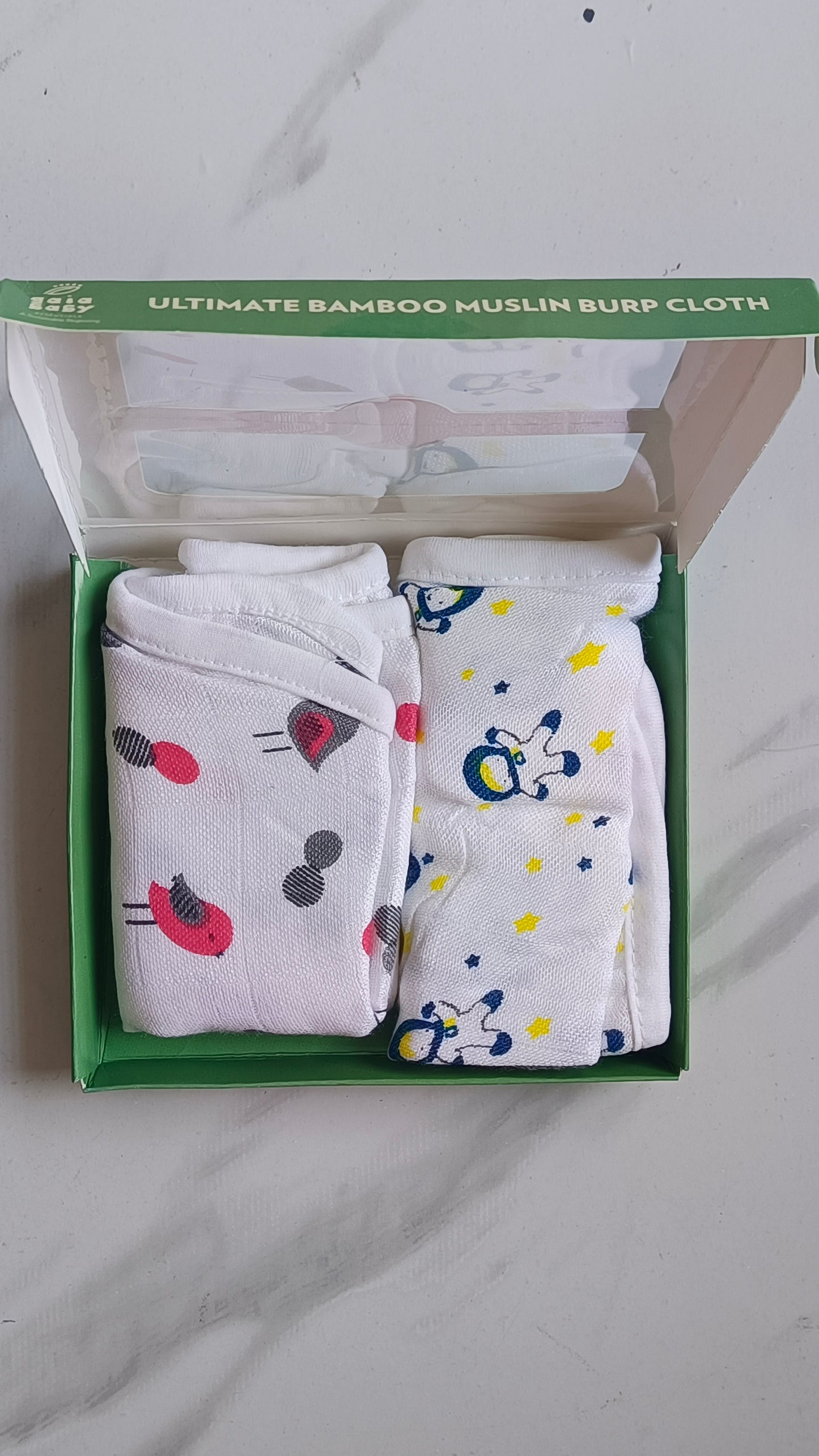 Bamboo Muslin 2 Layered Shoulder Burp Cloth