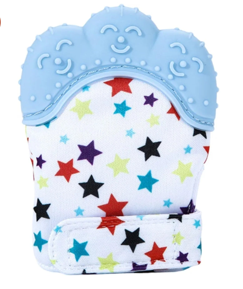 GLOVES WITH TEETHER (random colour)