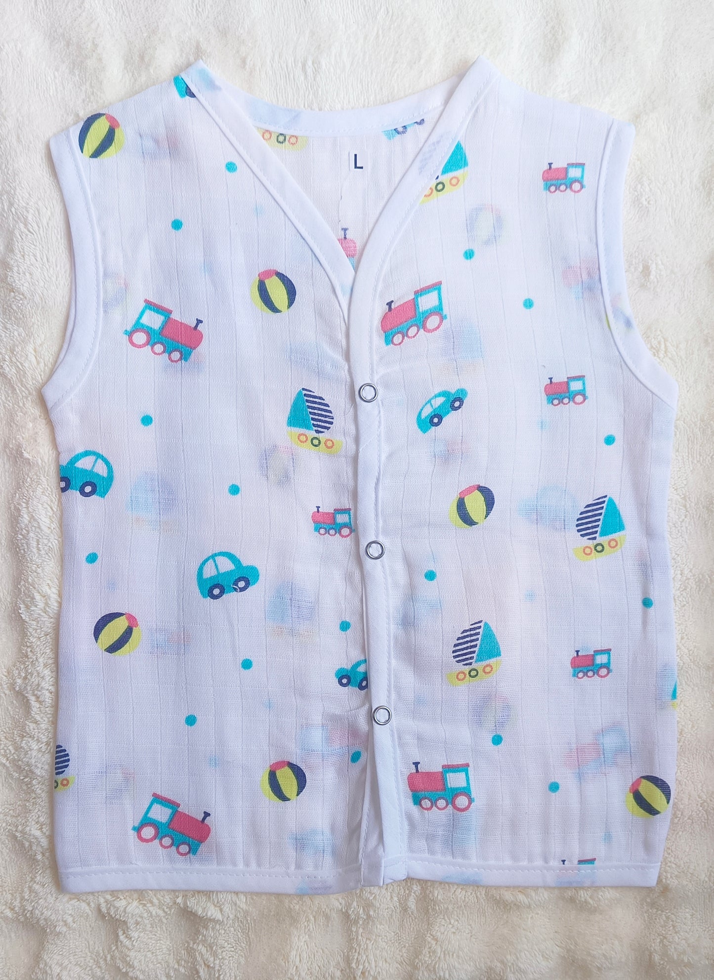 Muslin Button Jablas - Ball
