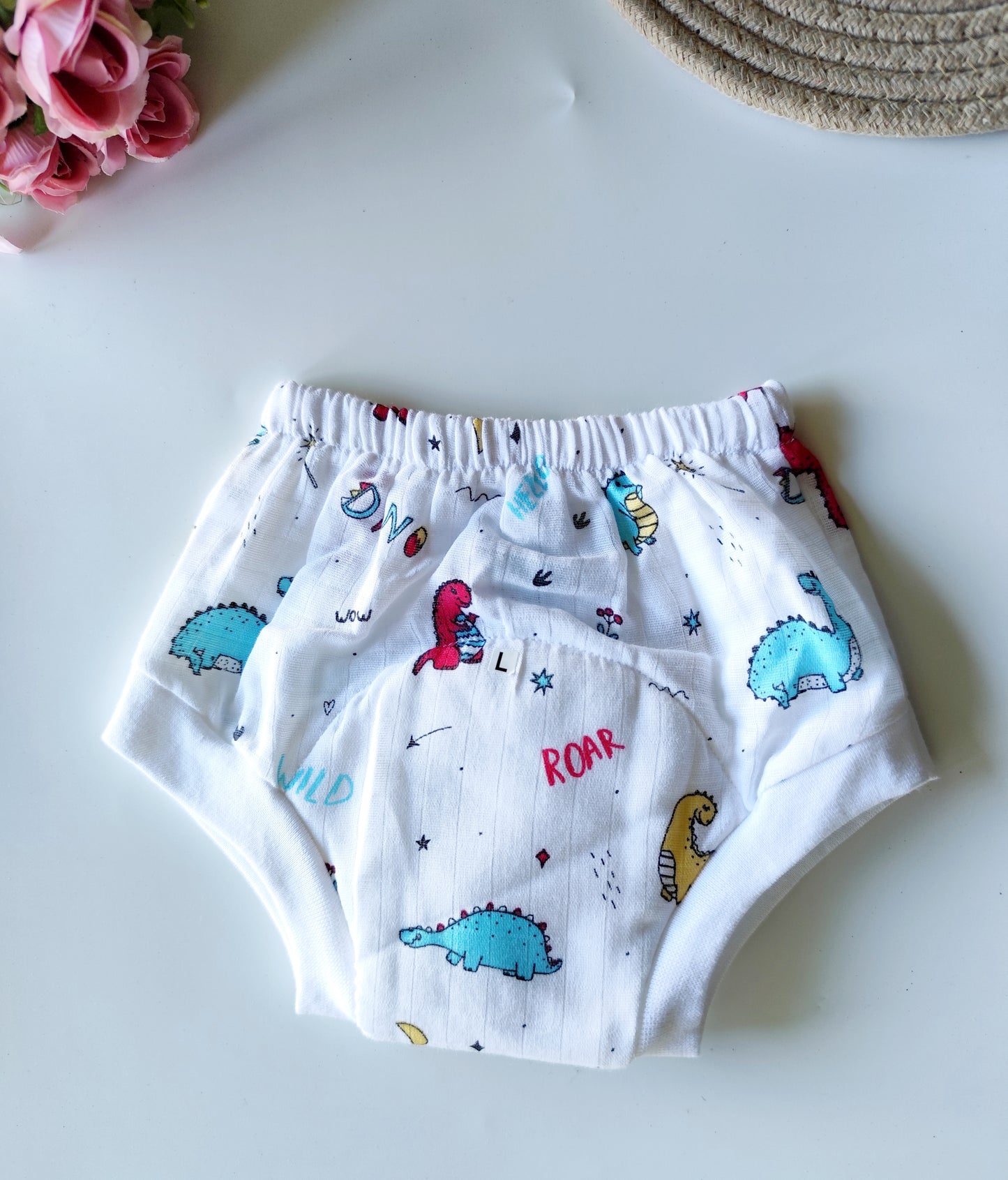 Muslin Padded Underwear - Dino
