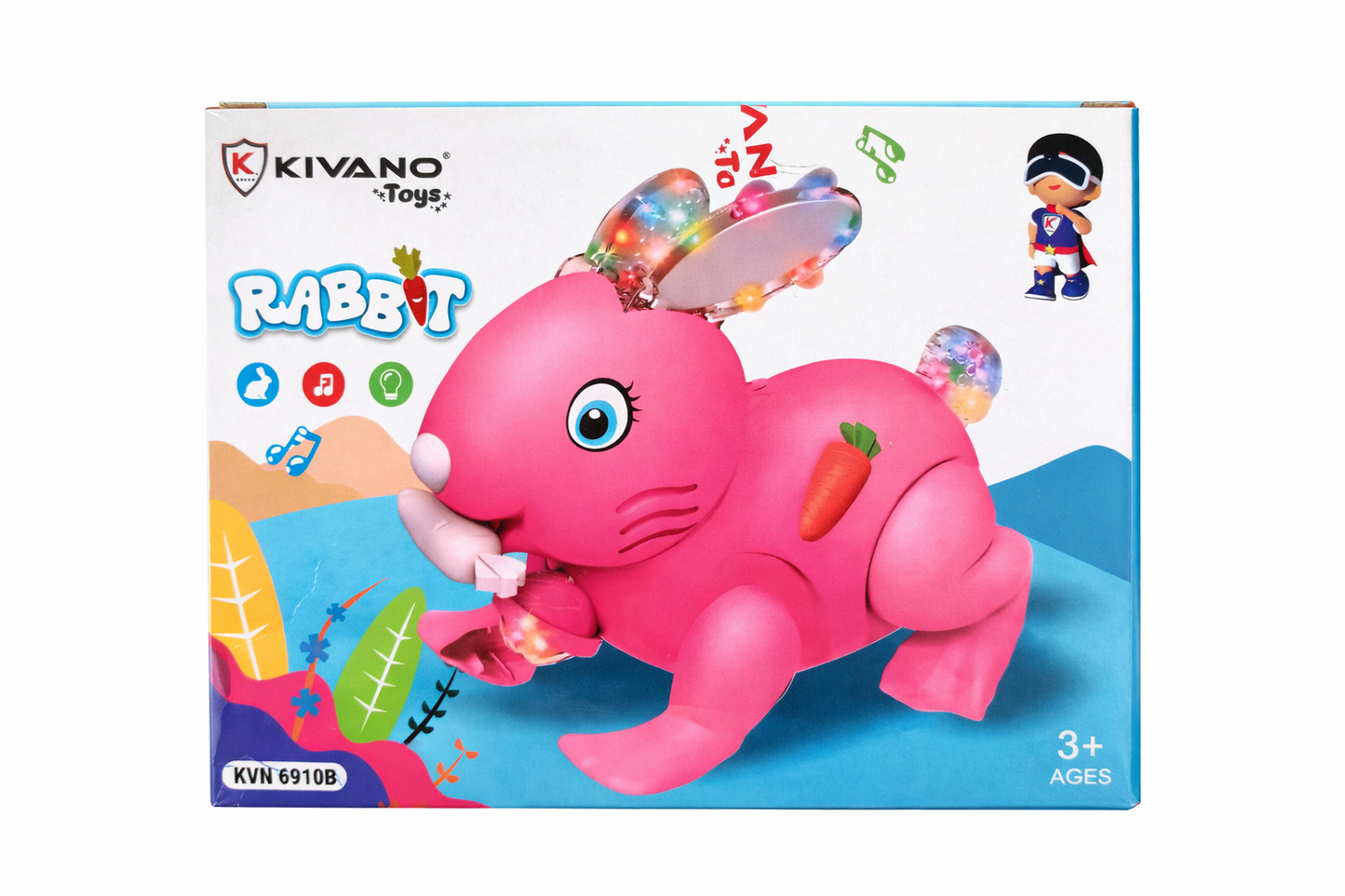 Musical Light-Up Rabbit Toy