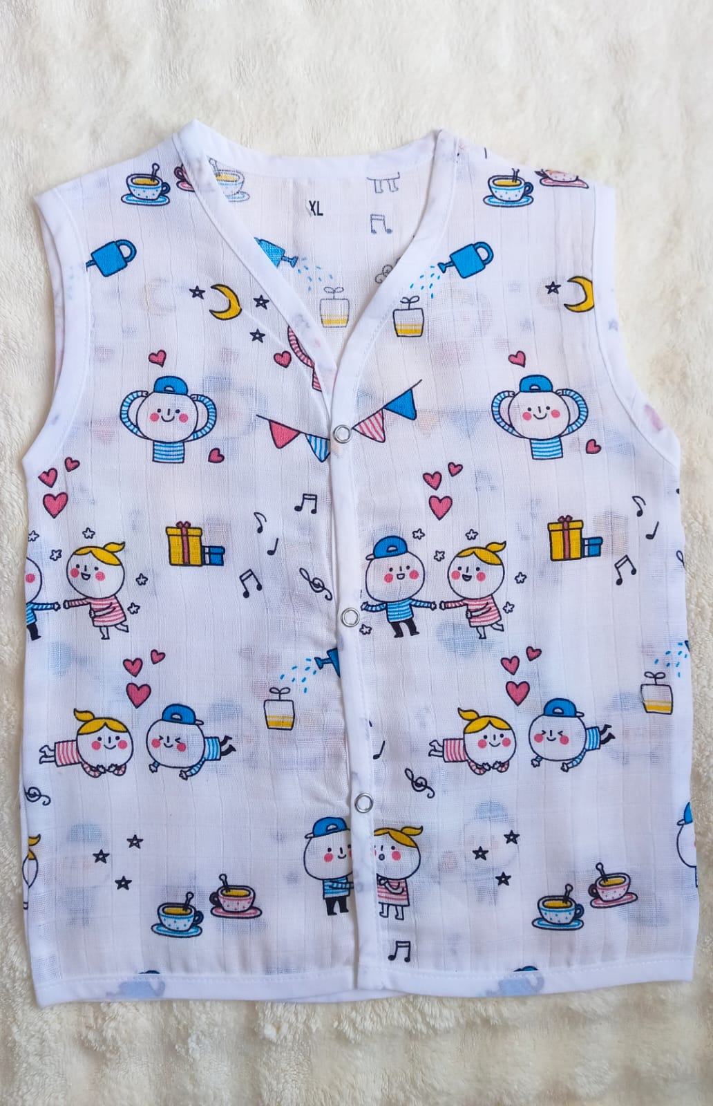 Muslin Button Jablas - Two Girls