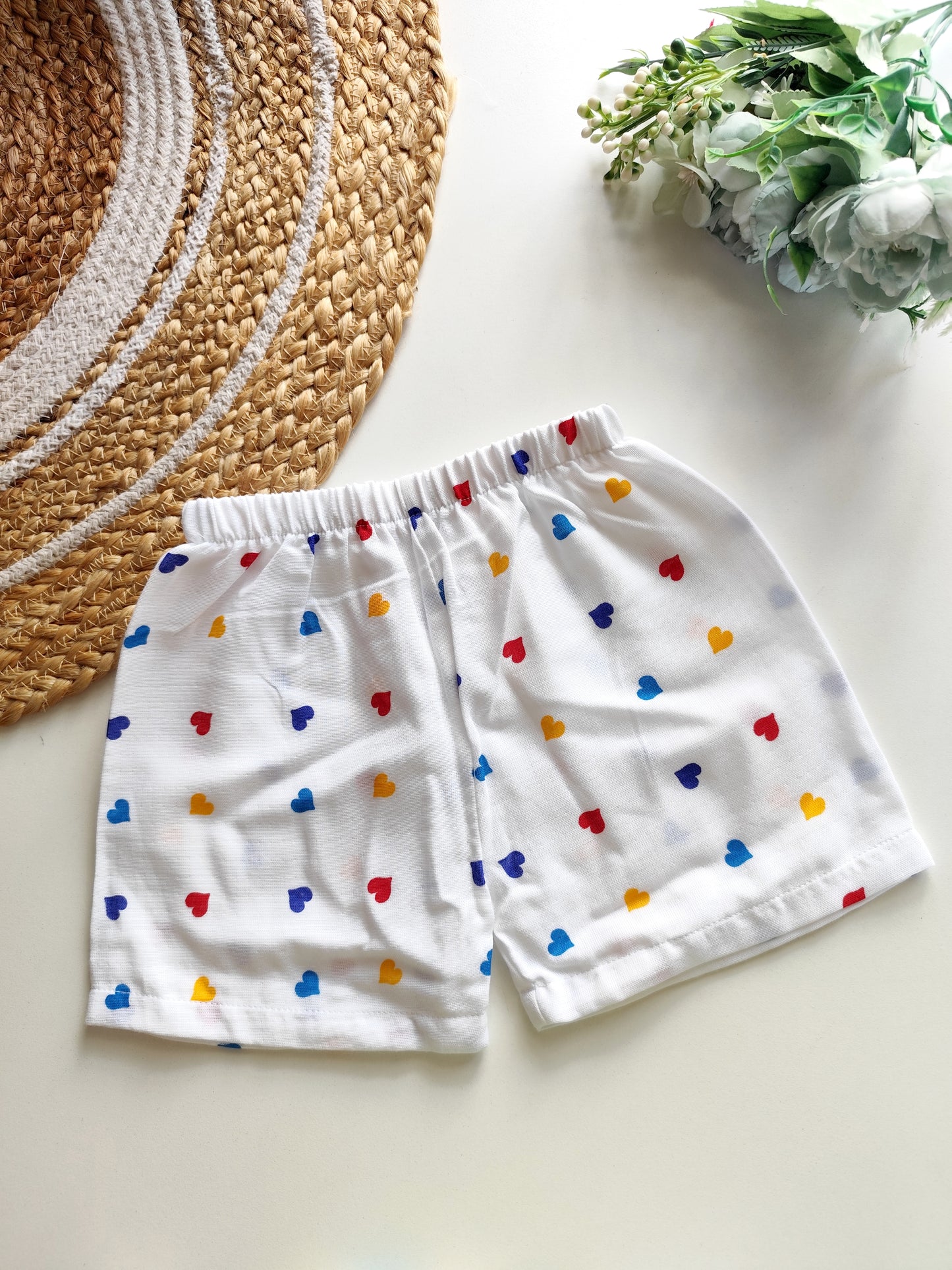 Muslin Trousers - Multi heart
