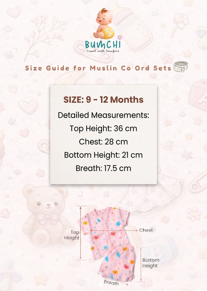 Muslin Co Ord - Tiny Blossoms