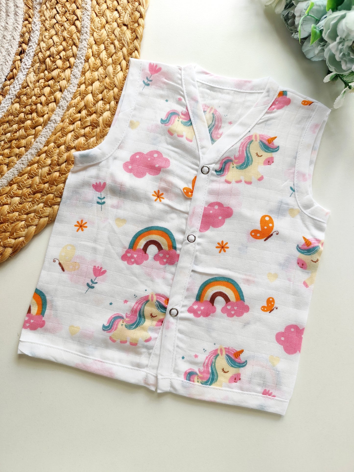 Muslin jabla - Unicorn
